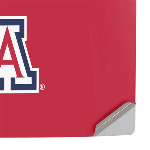 University of Arizona Wildcats Logo Split Red PS5 Pro Console Skin