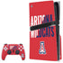 University of Arizona Wildcats Logo Split Red PS5 Pro Disk Bundle Skin