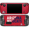 University of Arizona Wildcats Logo Split Red Steam Deck Handheld Gaming Computer OLED Skin