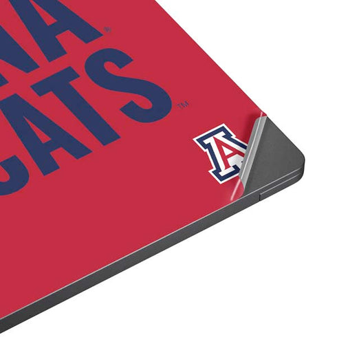 University of Arizona Wildcats Logo Split Red Surface Laptop 7 13.8in Skin