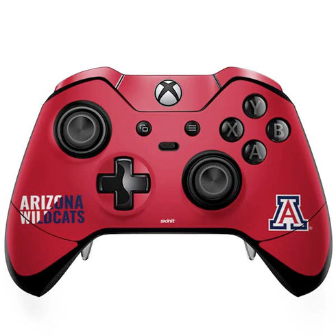University of Arizona Wildcats Logo Split Red Xbox One Skins