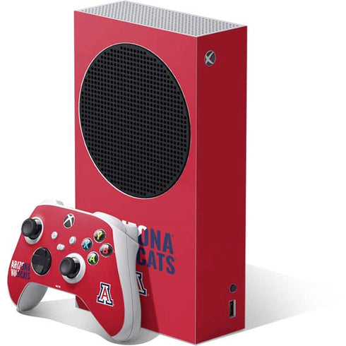 University of Arizona Wildcats Logo Split Red Xbox Series S Skins
