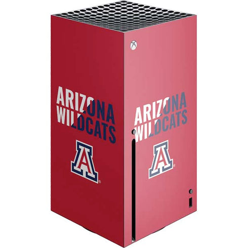 University of Arizona Wildcats Logo Split Red Xbox Series X Skins