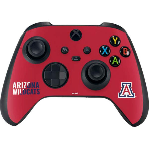 University of Arizona Wildcats Logo Split Red XBox Series X Digital Edition Bundle Skin