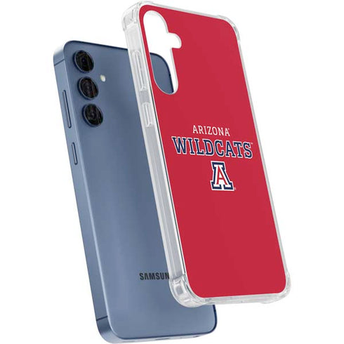 University of Arizona Wildcats Red Galaxy A55 5G Clear Case
