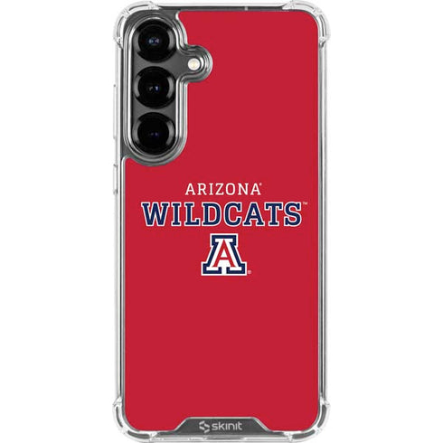 University of Arizona Wildcats Red Galaxy S26 Plus Clear Case
