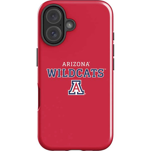 University of Arizona Wildcats Red iPhone 16 Plus Impact Case