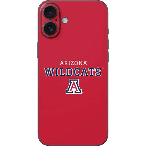 University of Arizona Wildcats Red iPhone 16 Plus Skin