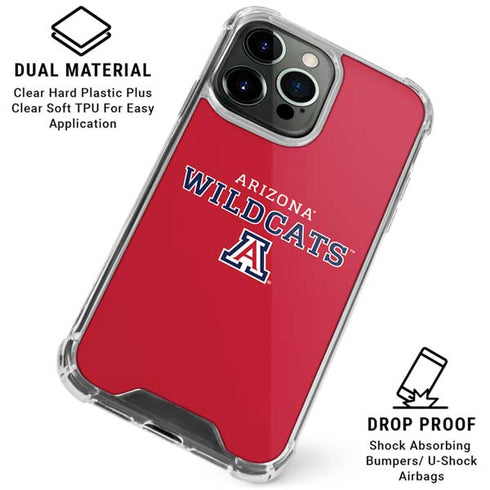University of Arizona Wildcats Red iPhone 16 Pro Max Clear Case