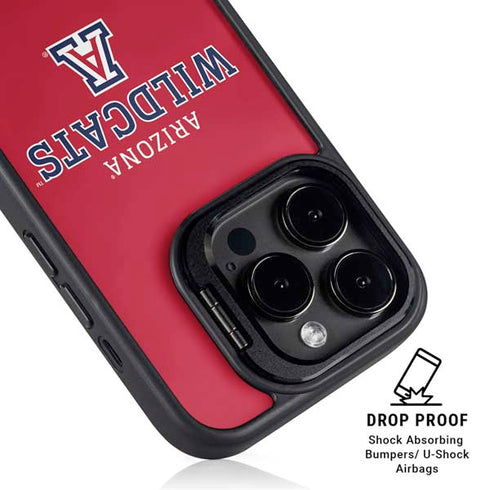 University of Arizona Wildcats Red iPhone 16 Pro Max Kickstand Case