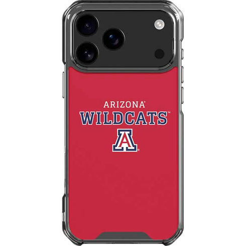 University of Arizona Wildcats Red iPhone 18 Pro Max Clear Case