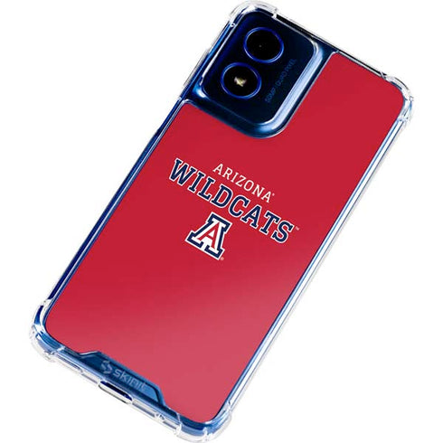 University of Arizona Wildcats Red Moto G 5G (2024) Clear Case