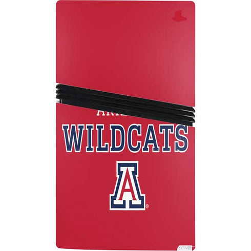 University of Arizona Wildcats Red PS5 Pro Console Skin