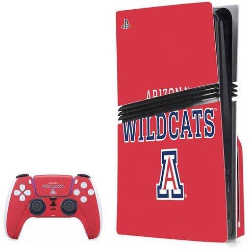 University of Arizona Wildcats Red PS5 Pro Disk Bundle Skin
