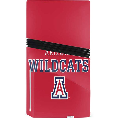 University of Arizona Wildcats Red PS5 Pro Disk Console Skin