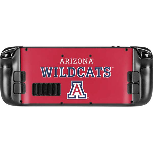 University of Arizona Wildcats Red Steam Deck Handheld Gaming Computer Skin
