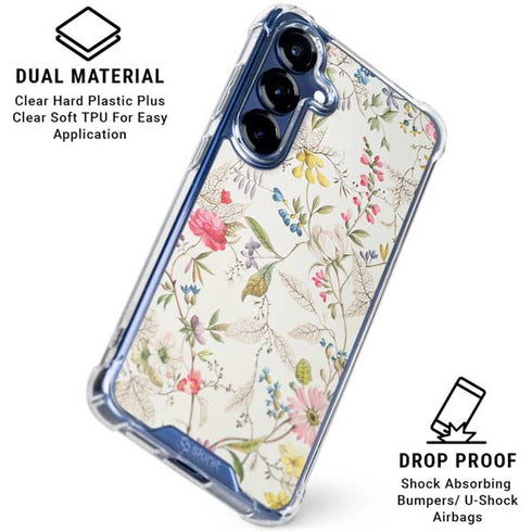 Wildflowers by William Kilburn Galaxy S25 Clear Case
