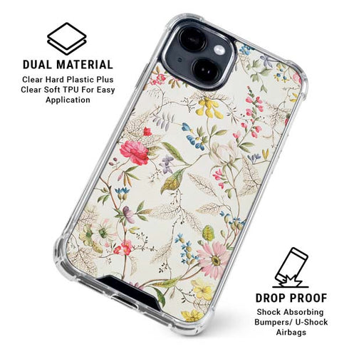 Wildflowers by William Kilburn iPhone 15 Clear Case