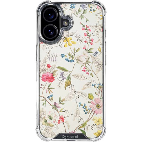 Wildflowers by William Kilburn iPhone 16 Plus Clear Case