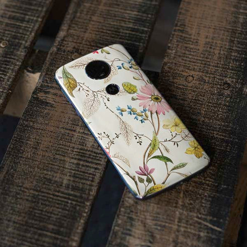 Wildflowers by William Kilburn Moto E5 Plus Skin