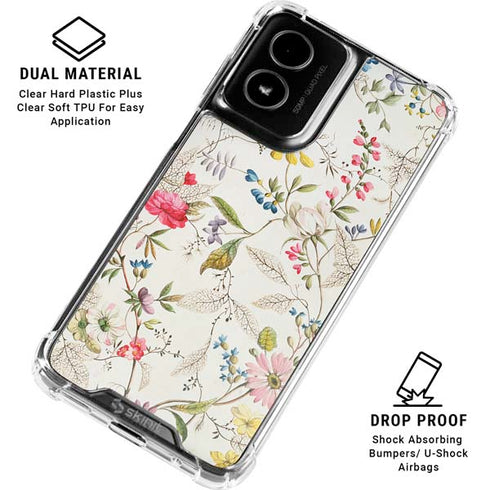 Wildflowers by William Kilburn Moto G Power 5G (2024) Clear Case