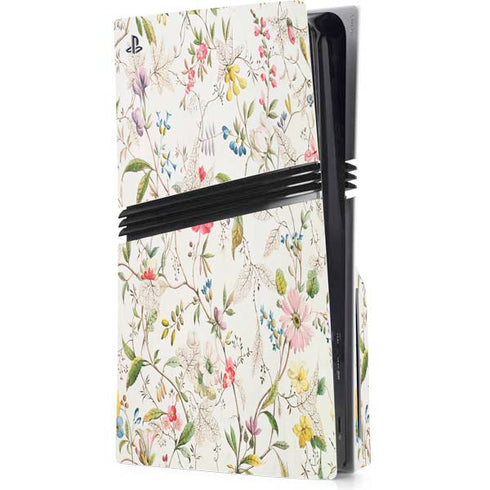 Wildflowers by William Kilburn PS5 Pro Disk Console Skin