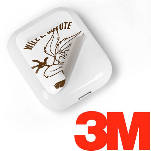 Looney Tunes Wile E Coyote Big Head Apple AirPods Skin