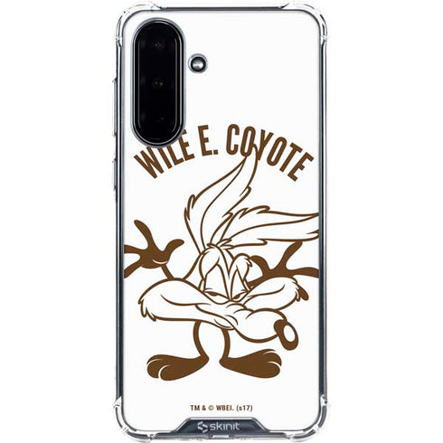 Looney Tunes Wile E Coyote Big Head Galaxy A36 5G Clear Case