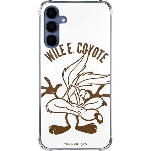Looney Tunes Wile E Coyote Big Head Galaxy A55 5G Clear Case