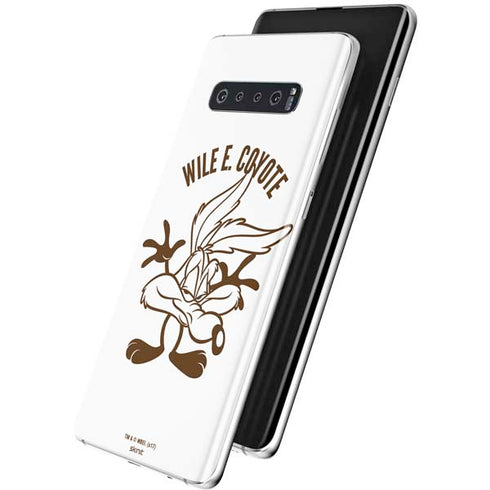 Looney Tunes Wile E Coyote Big Head Galaxy S10 Plus Skin