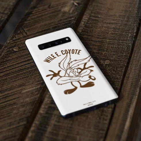 Looney Tunes Wile E Coyote Big Head Galaxy S10 Plus Skin