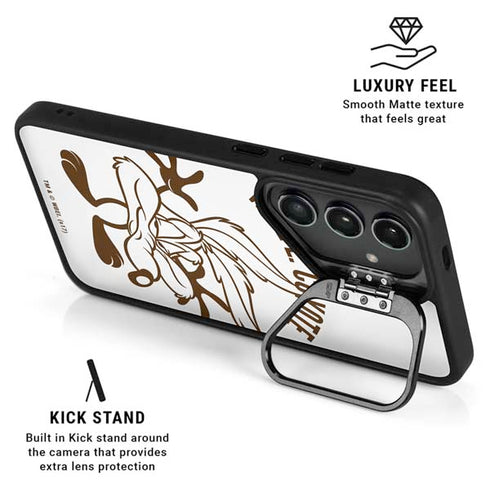 Looney Tunes Wile E Coyote Big Head Galaxy S25 Kickstand Case