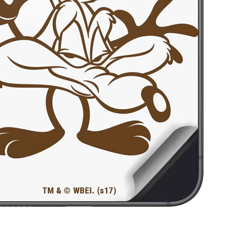 Looney Tunes Wile E Coyote Big Head Galaxy S25 Plus Skin