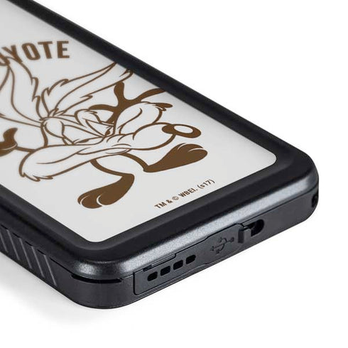 Looney Tunes Wile E Coyote Big Head Galaxy S24 Plus Waterproof Case