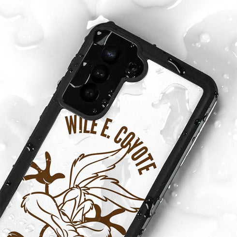 Looney Tunes Wile E Coyote Big Head Galaxy S24 Plus Waterproof Case