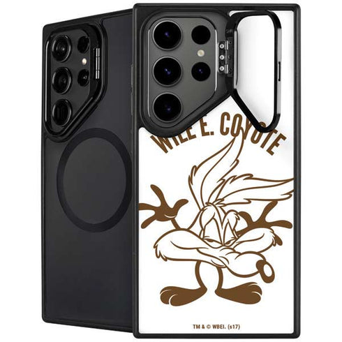 Looney Tunes Wile E Coyote Big Head Galaxy S24 Ultra Kickstand Case
