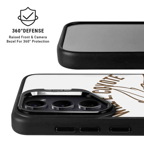 Looney Tunes Wile E Coyote Big Head Galaxy S25 Ultra Kickstand Case