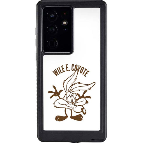 Looney Tunes Wile E Coyote Big Head Galaxy S24 Ultra Waterproof Case
