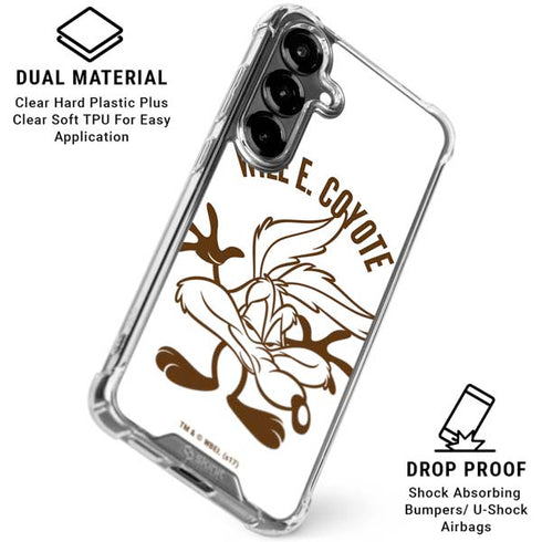 Looney Tunes Wile E Coyote Big Head Galaxy S26 Plus Clear Case