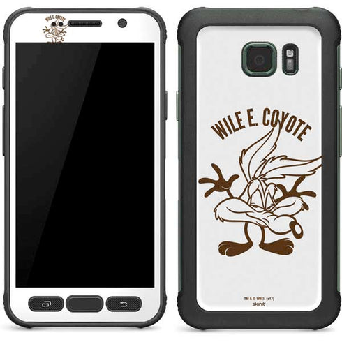 Looney Tunes Wile E Coyote Big Head Galaxy S7 Active Skin