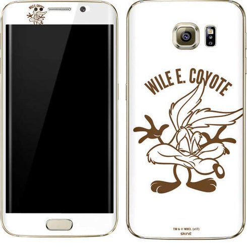 Looney Tunes Wile E Coyote Big Head Galaxy S7 Edge Skin