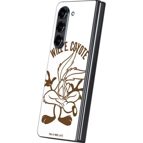 Looney Tunes Wile E Coyote Big Head Galaxy Z Fold5 5G Skin