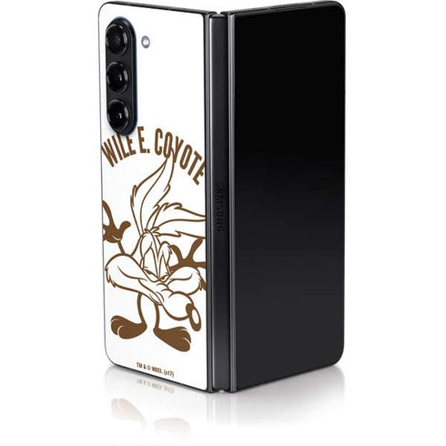 Looney Tunes Wile E Coyote Big Head Galaxy Z Fold5 5G Skin
