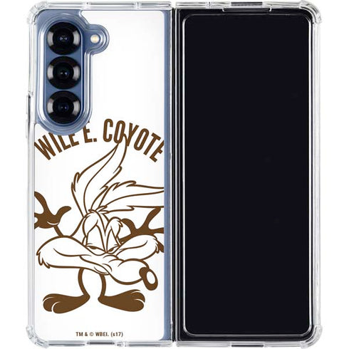 Looney Tunes Wile E Coyote Big Head Galaxy Z Fold6 Clear Case