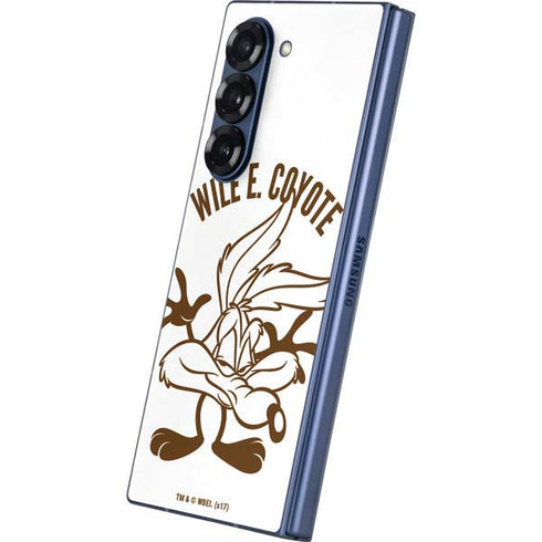 Looney Tunes Wile E Coyote Big Head Galaxy Z Fold6 Skin