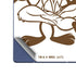Looney Tunes Wile E Coyote Big Head Galaxy Z Fold6 Skin