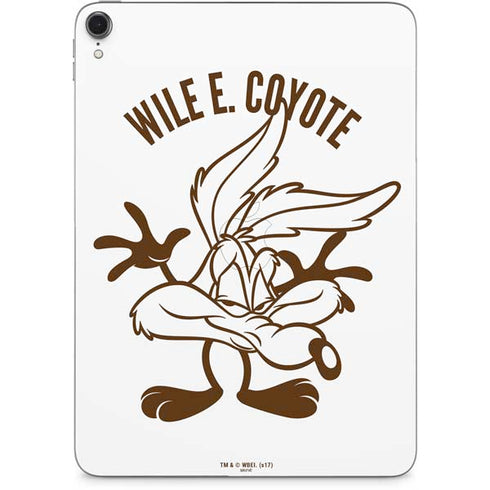 Looney Tunes Wile E Coyote Big Head Apple iPad Pro Skin