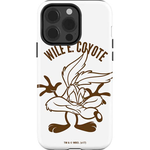 Looney Tunes Wile E Coyote Big Head iPhone 15 Pro Impact Case