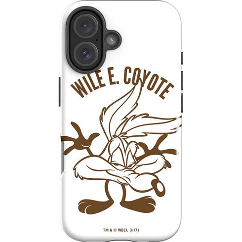Looney Tunes Wile E Coyote Big Head iPhone 16 Impact Case