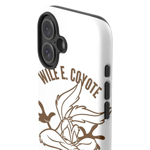 Looney Tunes Wile E Coyote Big Head iPhone 16 Impact Case